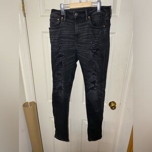 American Eagle AirFlex+ Patched Skinny Jean Men’s Size 32x34